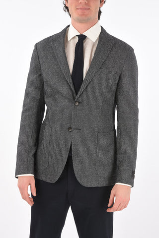 ZZEGNA side vents notch lapel 2-button blazer