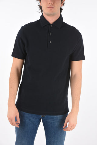 ID Polo in Cotone a Nido d'Ape