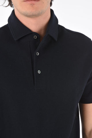 ID Polo in Cotone a Nido d'Ape