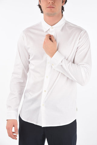 ZZEGNA cotton polo with long sleeve