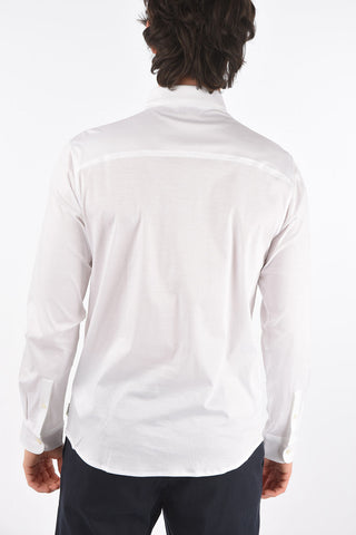 ZZEGNA cotton polo with long sleeve