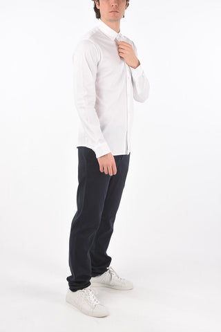 ZZEGNA cotton polo with long sleeve