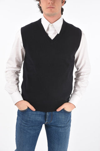 V Neck Cashmere Vest