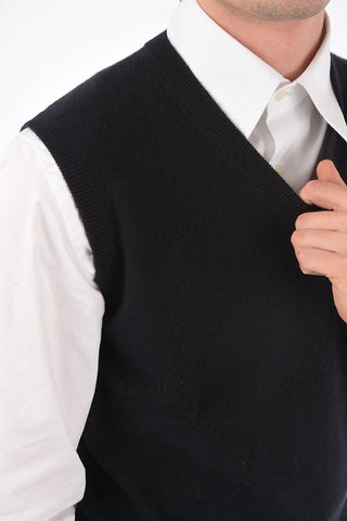V Neck Cashmere Vest