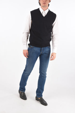 V Neck Cashmere Vest