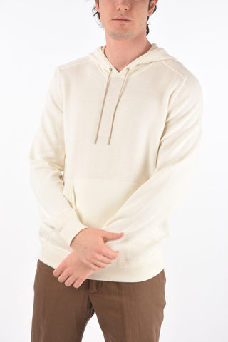 ZZEGNA LUXURY cotton and cashmere sweatshirt with maxi patch pocket