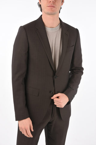 EZ TAILORING silk and wool side vents 2-button suit drop 8R