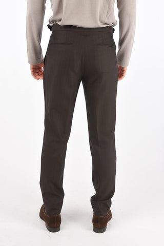EZ TAILORING silk and wool side vents 2-button suit drop 8R