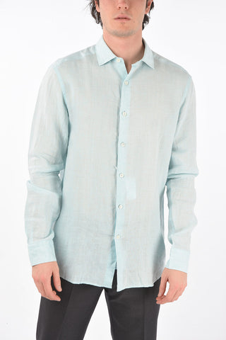 EZ LUXURY flax spread collar shirt