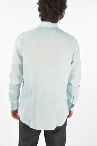 EZ LUXURY flax spread collar shirt