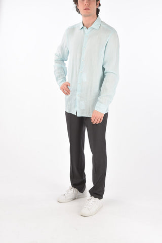 EZ LUXURY flax spread collar shirt