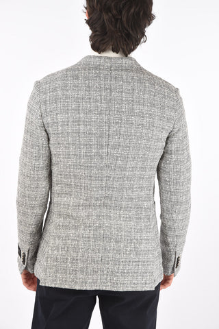 ZZEGNA side vents notch lapel 2-button blazer