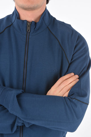 ZZEGNA felpa con chiusura zip