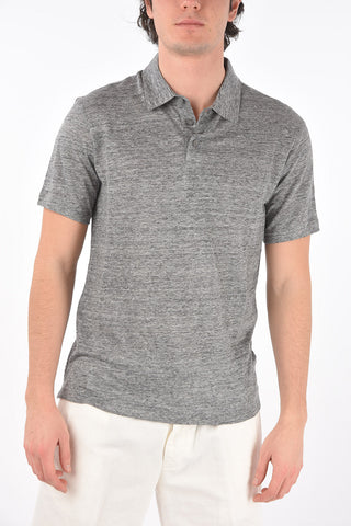 ZZEGNA linen 3 button polo
