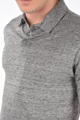 ZZEGNA linen 3 button polo