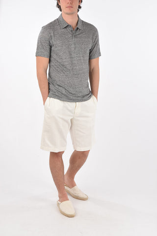ZZEGNA linen 3 button polo