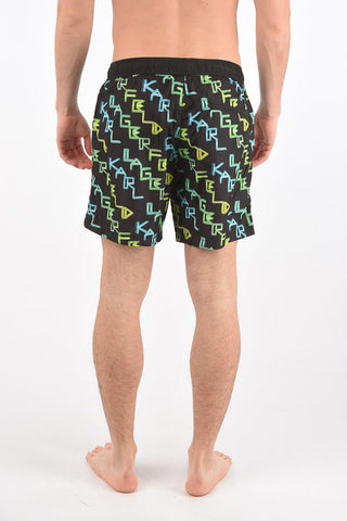 printed  NEON AOP swim shorts