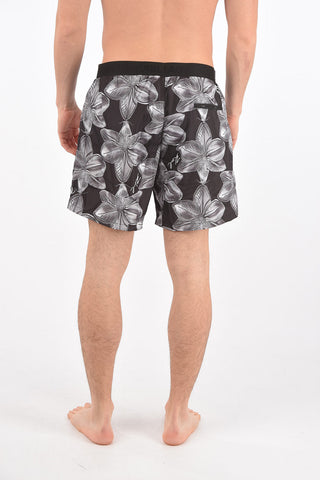 floral patterned 3 pockets ORCHID swim shorts