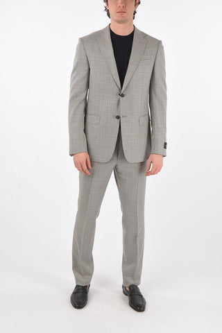 ZZEGNA wool side vents 2-button suit