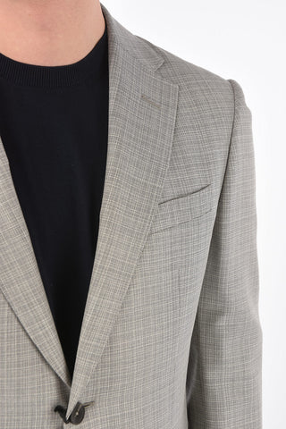 ZZEGNA wool side vents 2-button suit