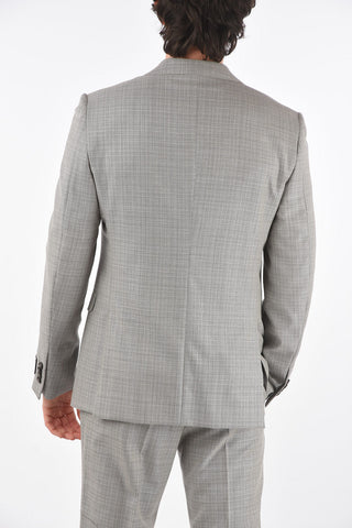 ZZEGNA wool side vents 2-button suit