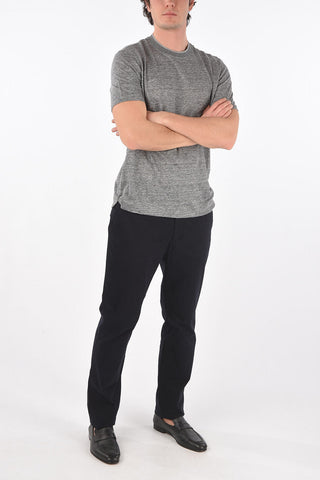 ZZEGNA flax crew-neck t-shirt