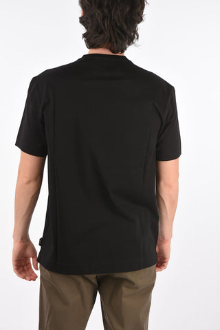 ZZEGNA maxi printed on the back crew-neck t-shirt
