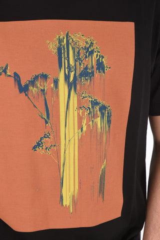 ZZEGNA maxi printed on the back crew-neck t-shirt