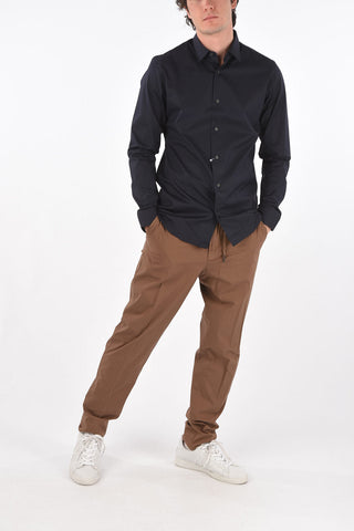 ZZEGNA classic collar slim fit shirt