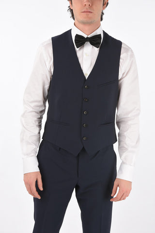 ZZEGNA side vents notch lapel 3 piece waistcoat suit