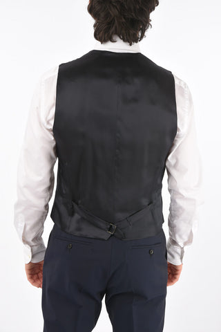 ZZEGNA side vents notch lapel 3 piece waistcoat suit