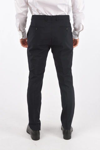 ZZEGNA side vents peak lapel plain hems suit