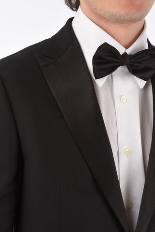 ZZEGNA wool peak lapel 1-button suit drop 8R