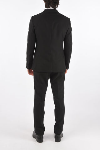 ZZEGNA wool peak lapel 1-button suit drop 8R