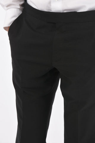 ZZEGNA wool peak lapel 1-button suit drop 8R