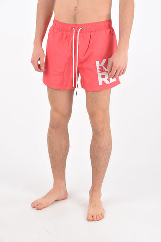 classic swim shorts with print