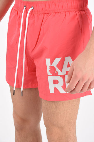 classic swim shorts with print
