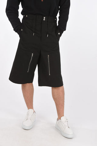 Elastic Waistband Cotton Cargo Pants