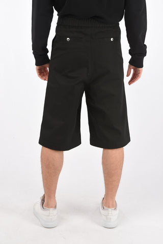 Elastic Waistband Cotton Cargo Pants