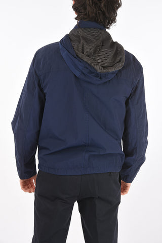 ZZEGNA utility fatigue jacket with hood