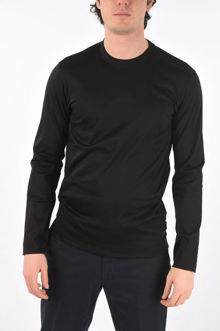 ZZEGNA long sleeve crew-neck t-shirt