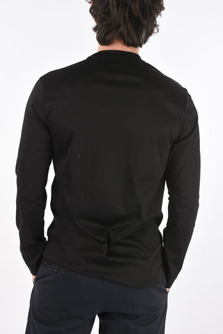 ZZEGNA long sleeve crew-neck t-shirt