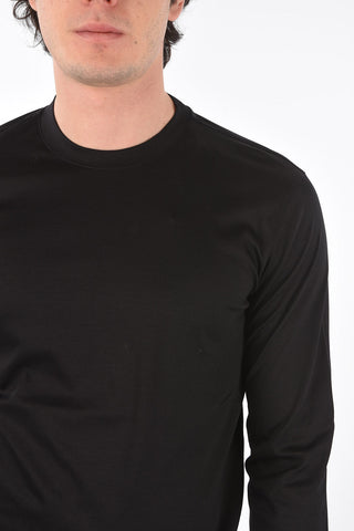 ZZEGNA long sleeve crew-neck t-shirt