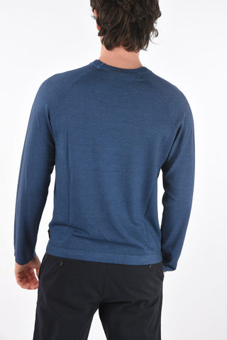 ZZEGNA Wool crew-neck t-shirt