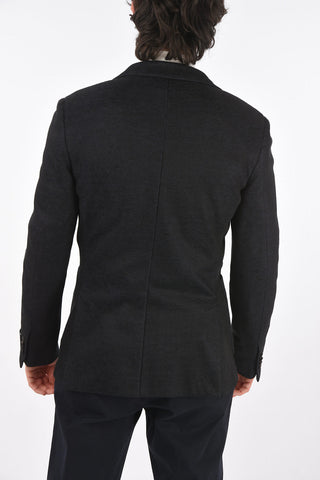 ZZEGNA side vents notch lapel 2-button blazer