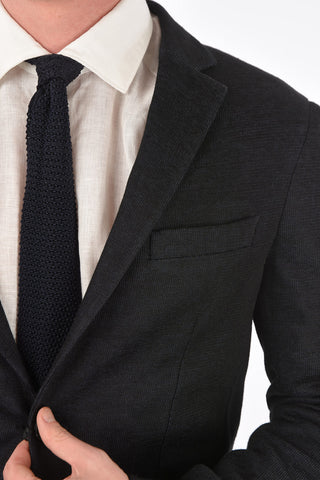 ZZEGNA side vents notch lapel 2-button blazer