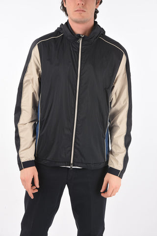 ZZEGNA nylon jacket with extractable hood