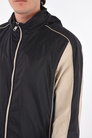 ZZEGNA nylon jacket with extractable hood