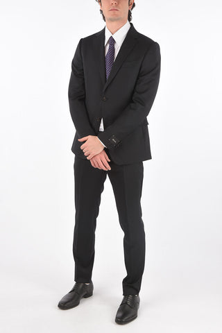 ZZEGNA side vents notch lapel 2-button suit