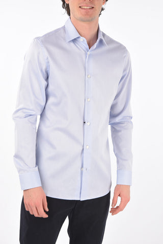 ZZEGNA wrinkle free slim fit shirt with classic collar